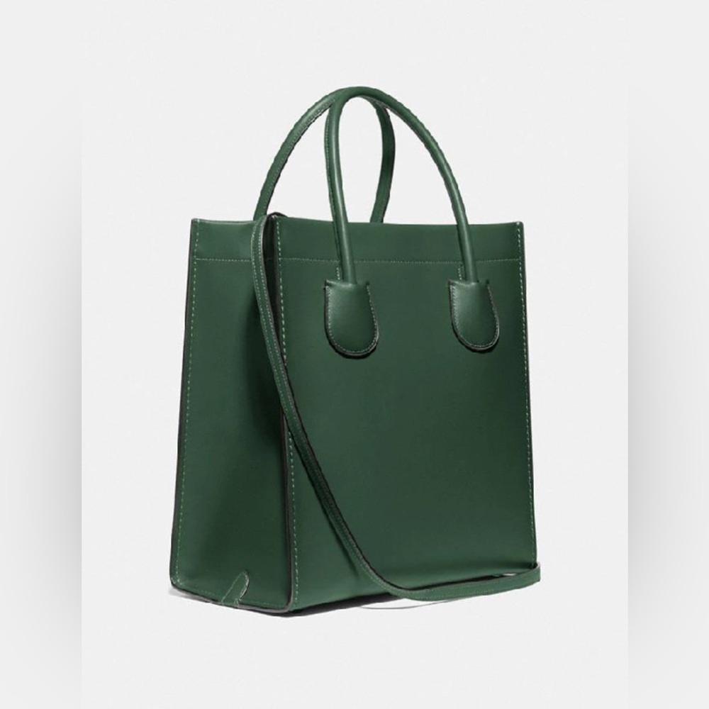 Coach Cashin Carry Tote Hunter Green